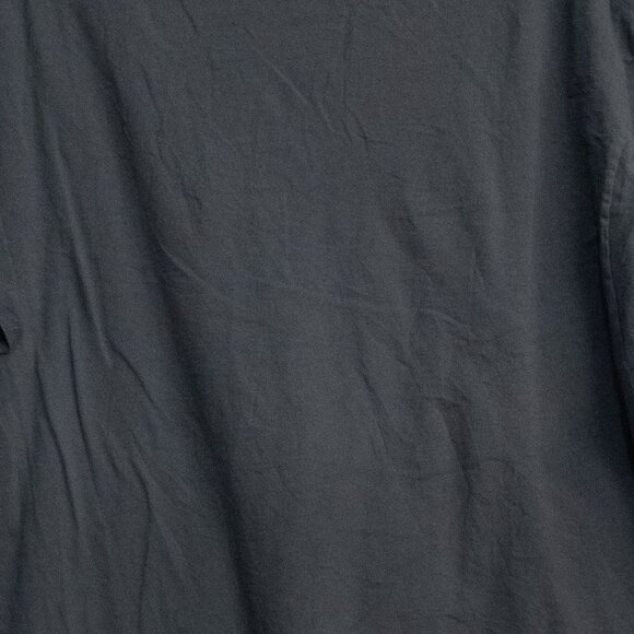 Mens V-Neck T-Shirt 2XL Gray Short Sleeve 100% Cotton Casual Top - Picture 7 of 8